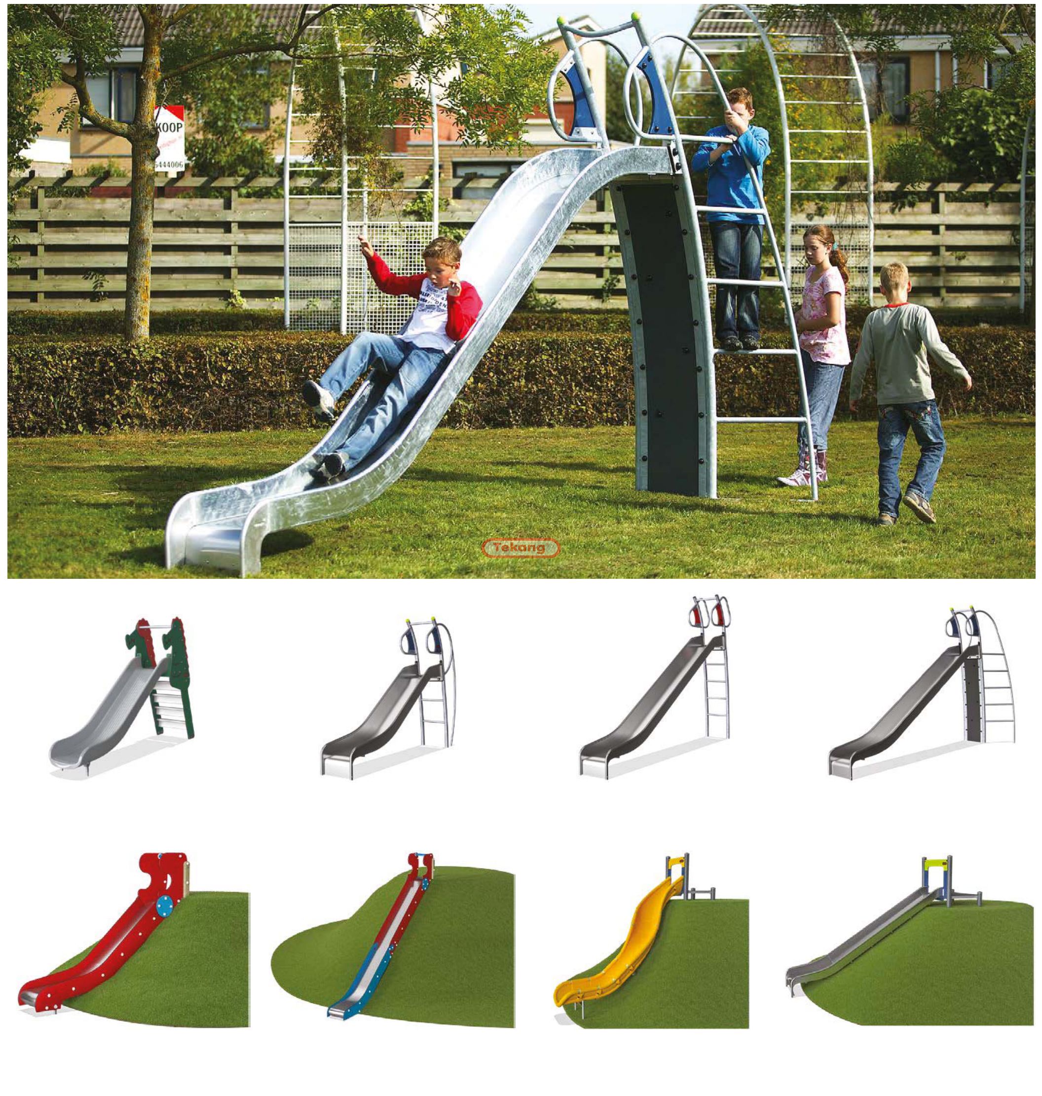 儿童无动力游乐——木制滑梯设计案例 - 普象网