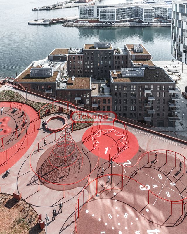 哥本哈根的”停车楼屋顶游乐场(图1)