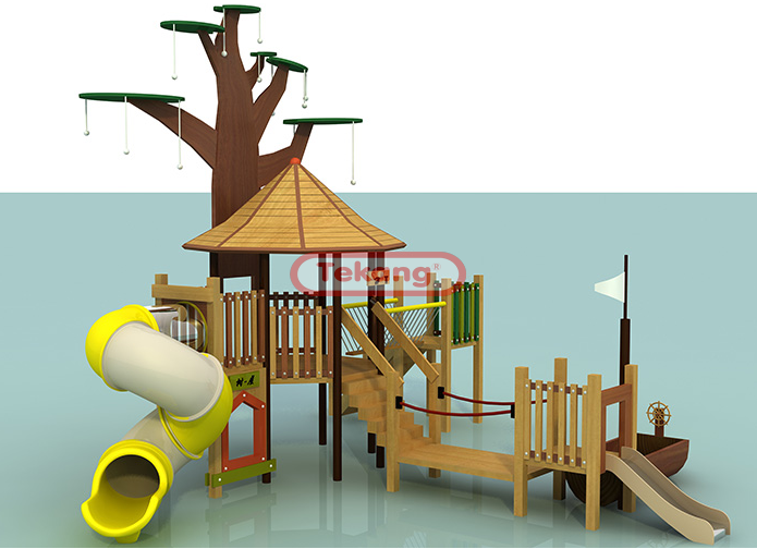 木质儿童游乐设备